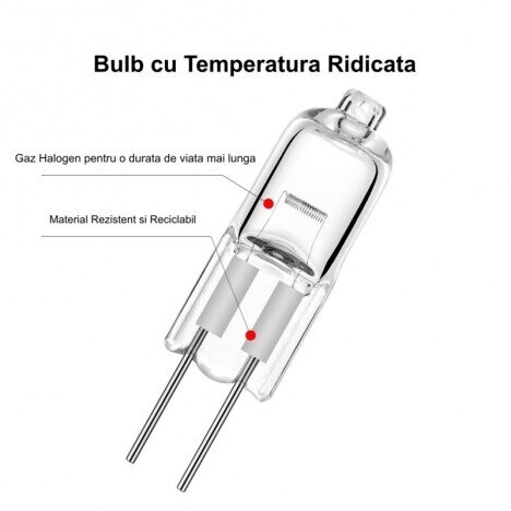 BEC HALOGEN BULB G4 ,12V - 20W